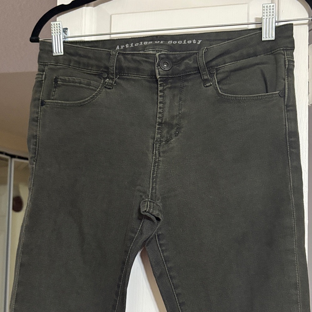 Articles Of Society Forest Green Denim